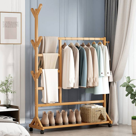 استاند ملابس خشبي